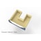 Castello Usa Nile 72" Wall Mounted  Blue Vanity With Gray Top And Brushed Nickel Handles CB-MC-72BLU-BN-2053-GR - alternate 8